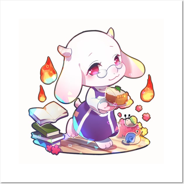 undertale- toriel Wall Art by Clivef Poire